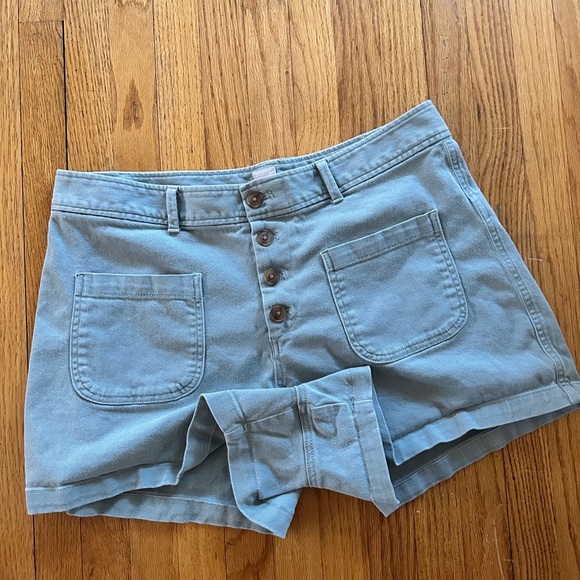 GAP Sage Utility Shorts, Button-Fly High-Rise, Size 16 - Picture 5 of 6